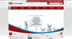 Desktop Screenshot of fatihelektrik.com.tr